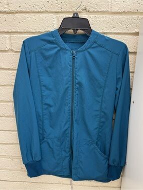 Cherokee Teal Zip-Up Bomber Jacket